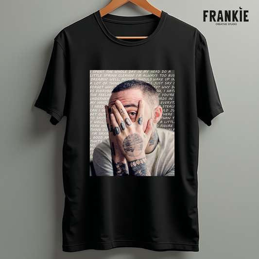 Playera "Circles Mac Miller" oversize