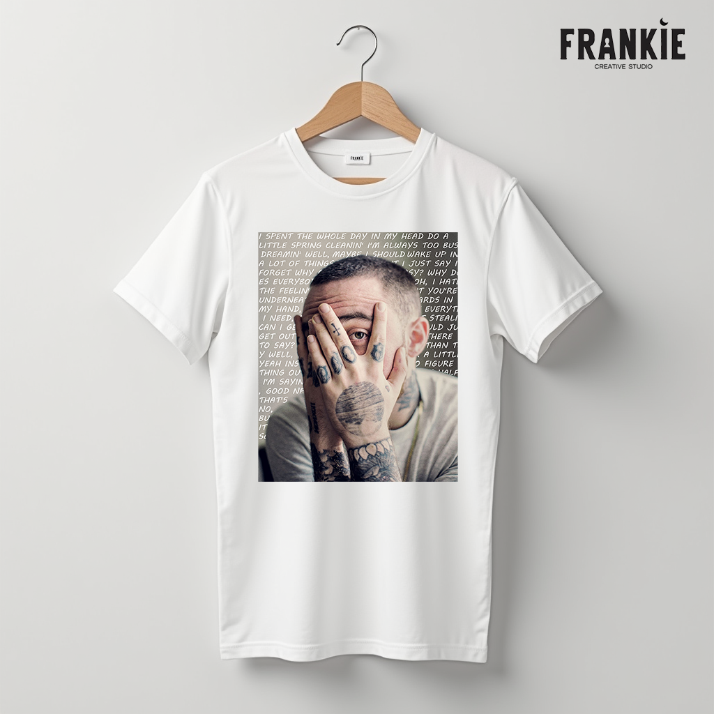 Playera "Circles Mac Miller" oversize